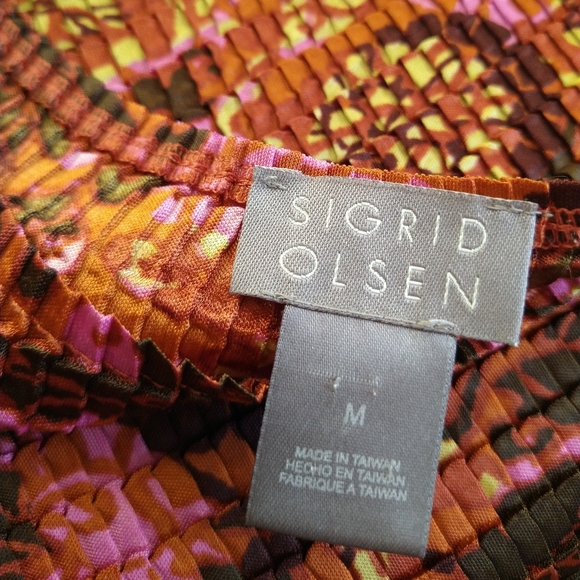 SIGRID OLSEN top and matching quilted jacket M - Picture 10 of 10